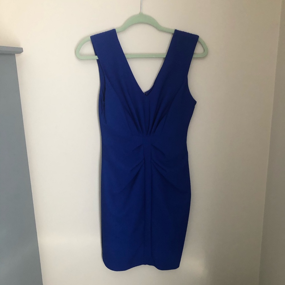 WHBM blue sleeveless dress